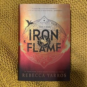 First edition Iron Flame with sprayed edges